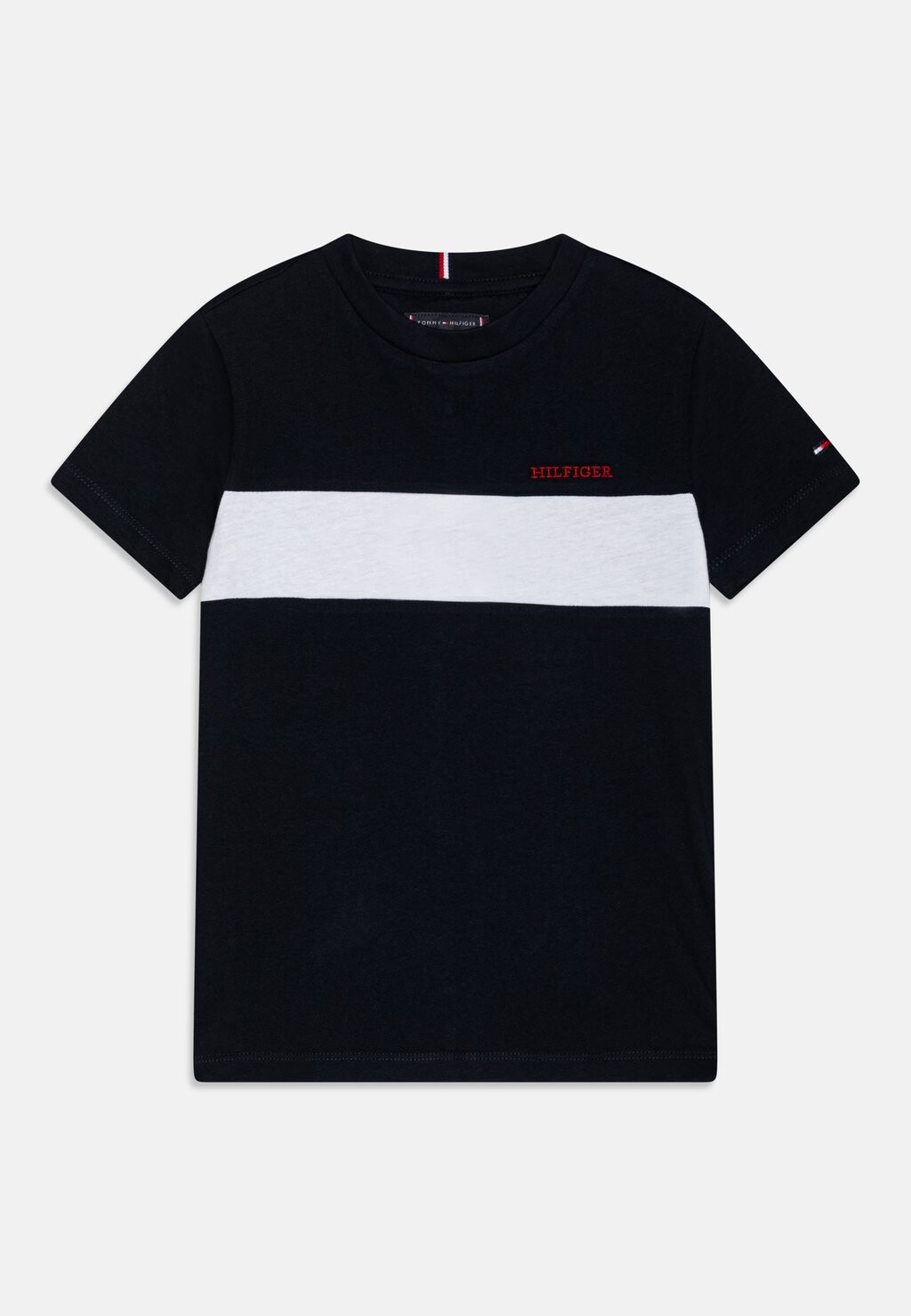 

Футболка с принтом Colorblock Tee Tommy Hilfiger, темно-синий