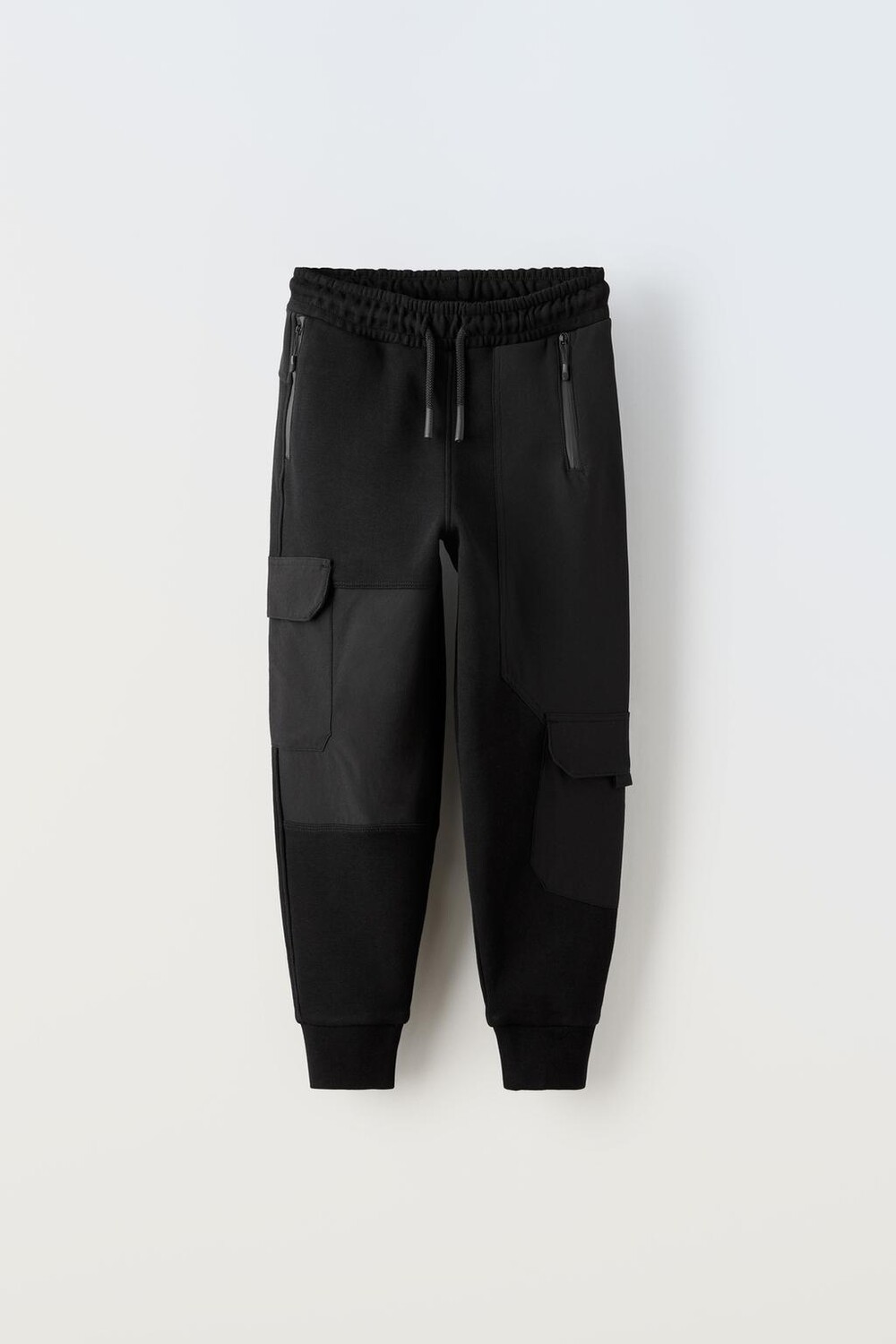 

Спортивные брюки ZARA, черный
