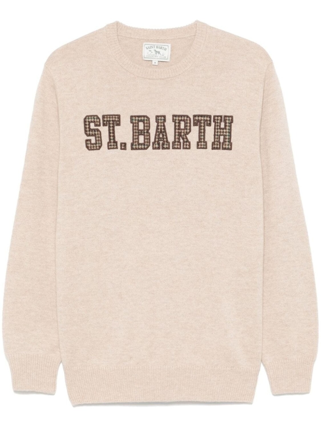 

Свитер с цаплей MC2 Saint Barth, нейтральный цвет