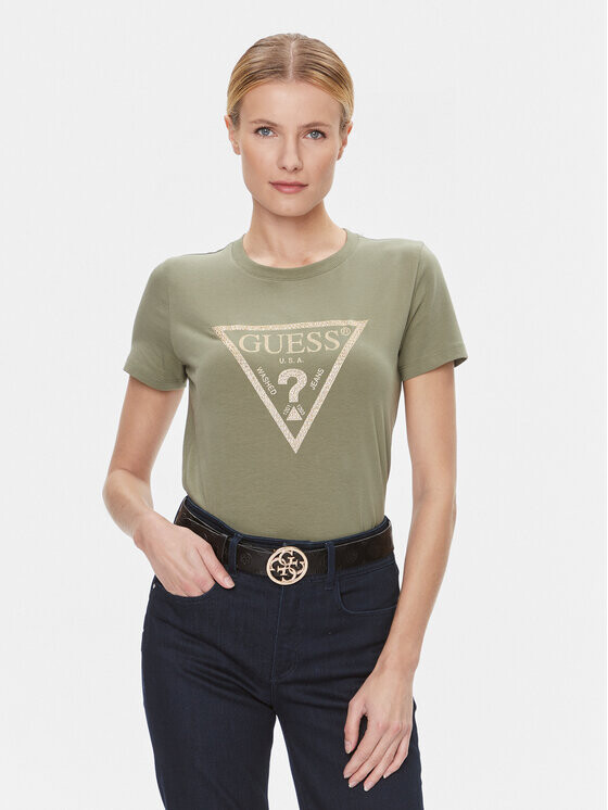 

Футболка стандартного кроя Guess, зеленый