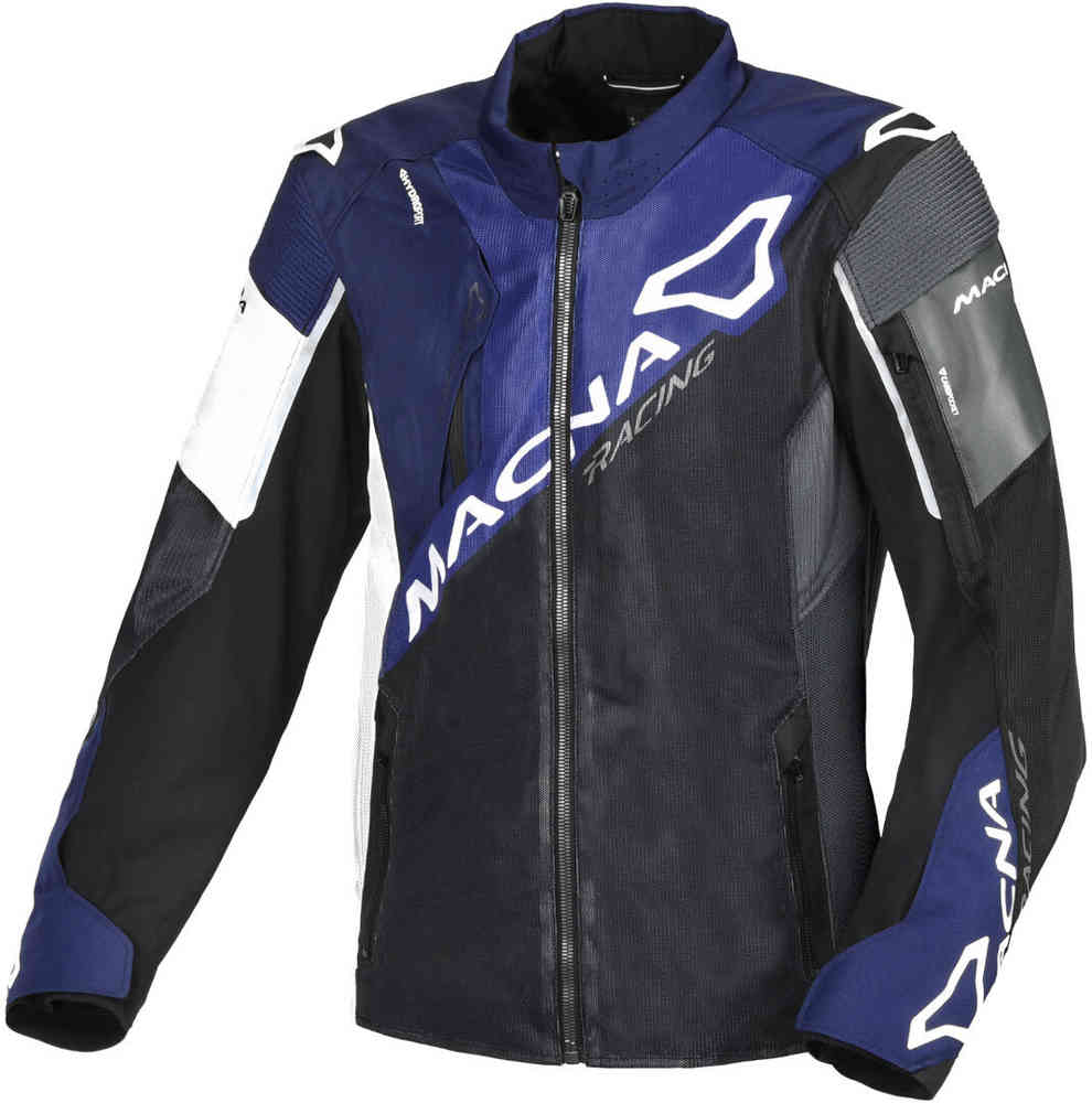цена Мотоциклетная текстильная куртка Sigil Macna, черный/синий/белый