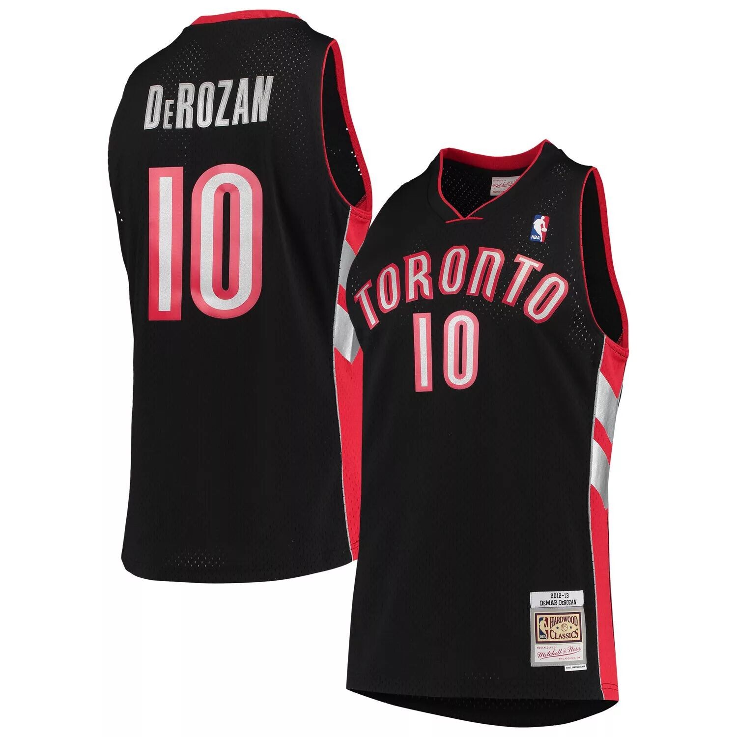 цена Мужская черная майка Mitchell & Ness DeMar DeRozan Toronto Raptors 2012-13 Hardwood Classics Swingman