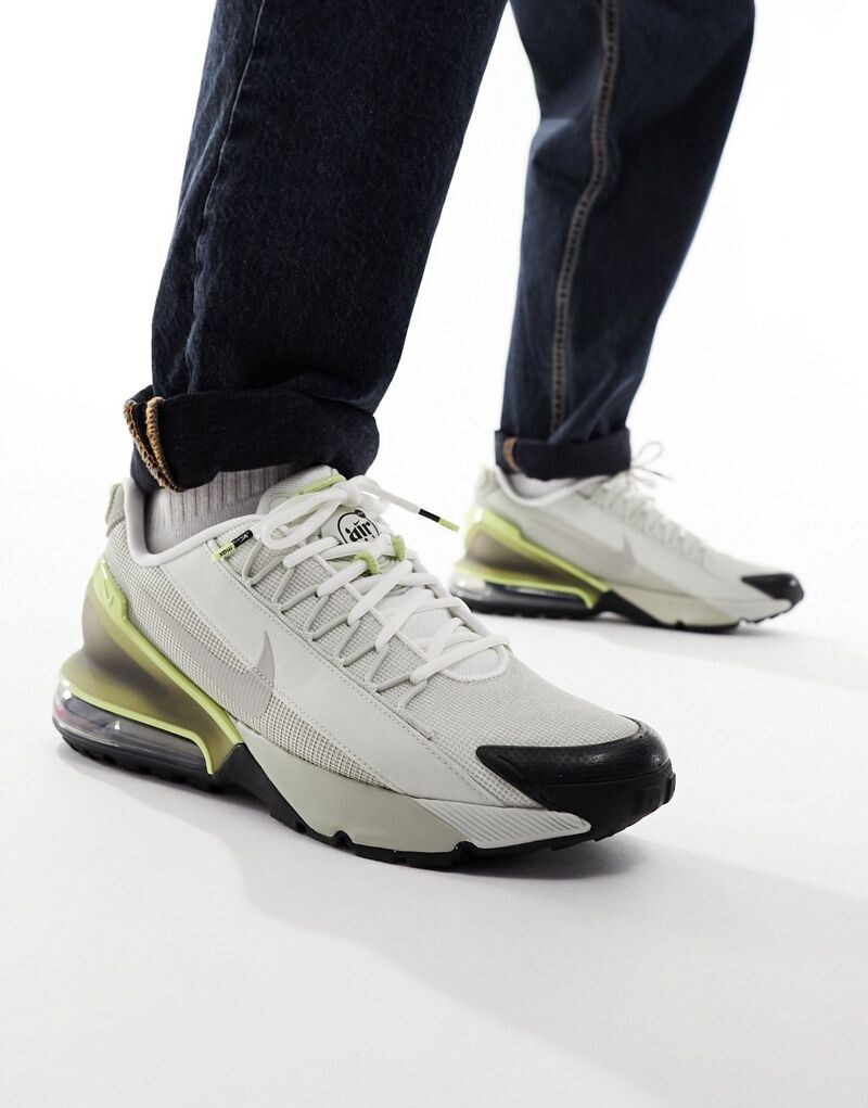

Nike — Air Max Pulse Roam — кроссовки цвета камня и лайма