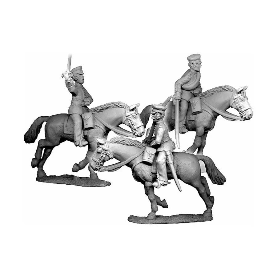 

Конные офицеры прусской линейной пехоты, North Star 1866 - Cavalry (28mm)