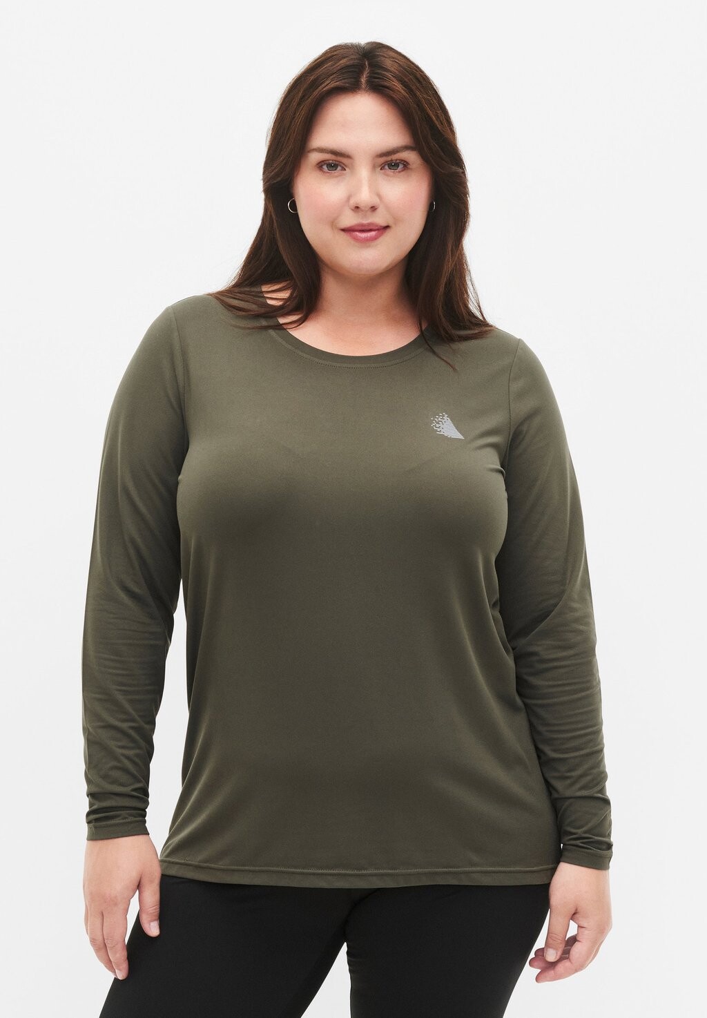 

Блузка с длинными рукавами Active by Zizzi, темно-зеленый