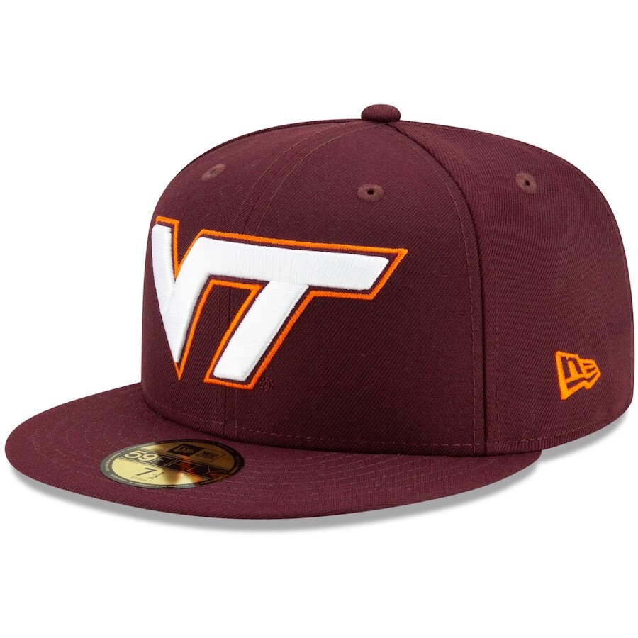 

Бейсболка New Era Virginia Tech Hokies, бордовый
