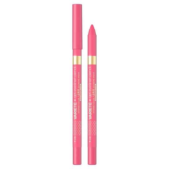 Водостойкий гелевый карандаш для глаз Variete 09 Розовый Eveline Cosmetics цена и фото