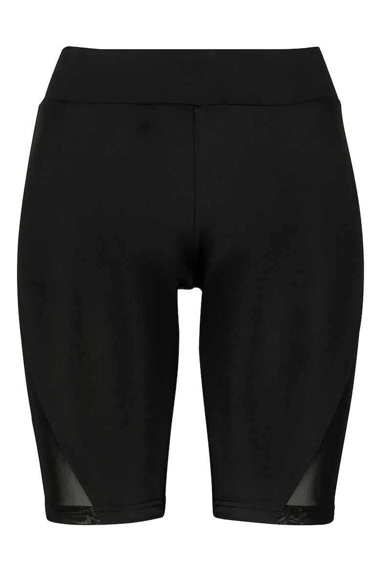 

Короткие леггинсы с сетчатыми вставками Urban Classics, черный