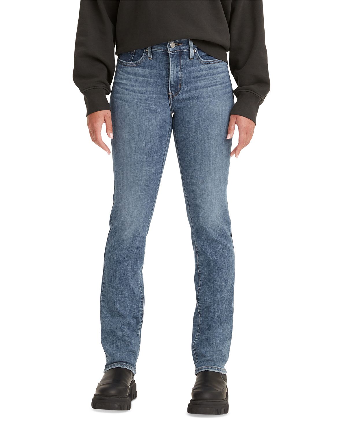 цена 314 Shaping Утягивающие прямые джинсы со средней посадкой Levi's