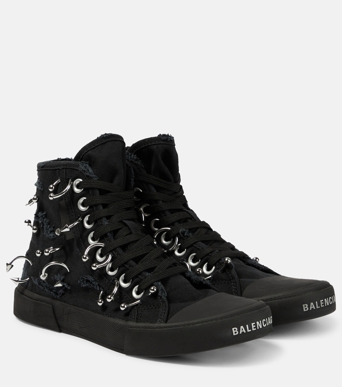 

Высокие кеды Paris с декором Balenciaga, черный