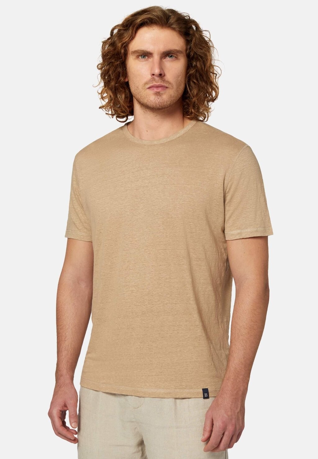 

Футболка базовая Boggi Milano, цвет beige