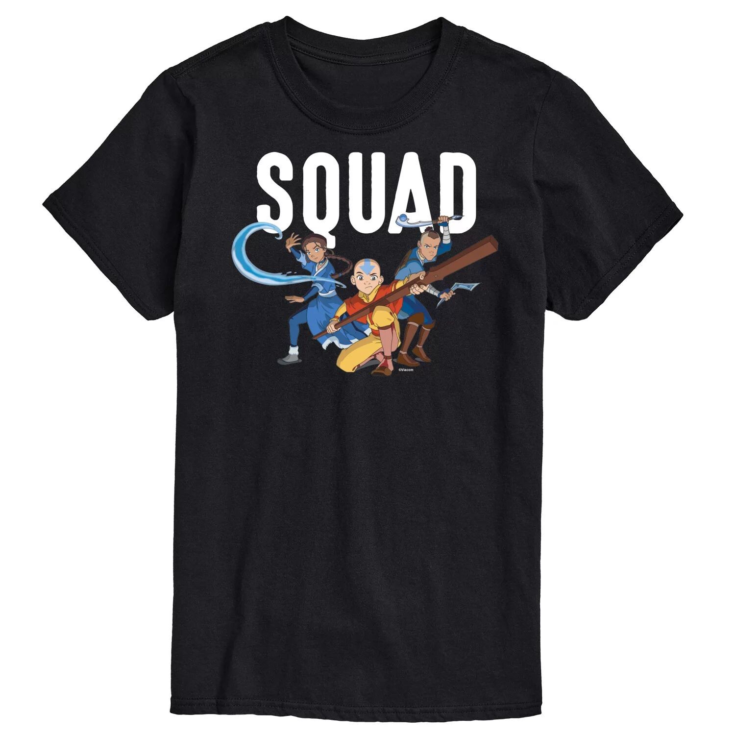 

Футболка с рисунком Big & Tall Avatar The Last Airbender Squad Nickelodeon