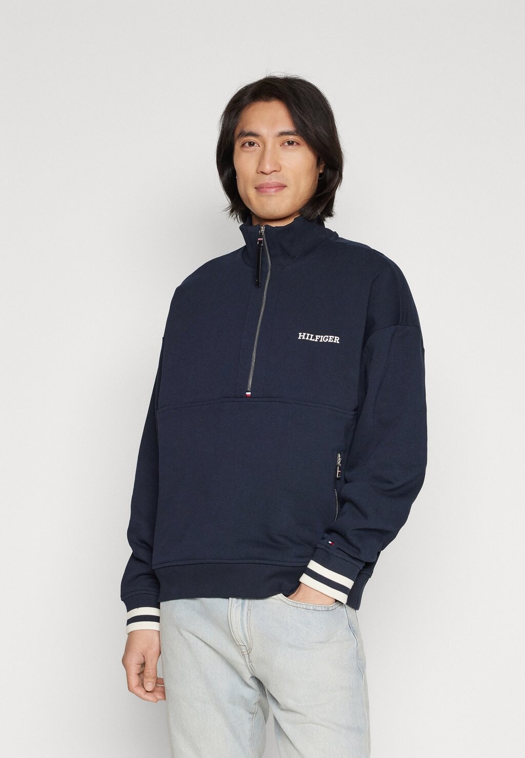 

Толстовка с капюшоном Tommy Hilfiger, темно-синий