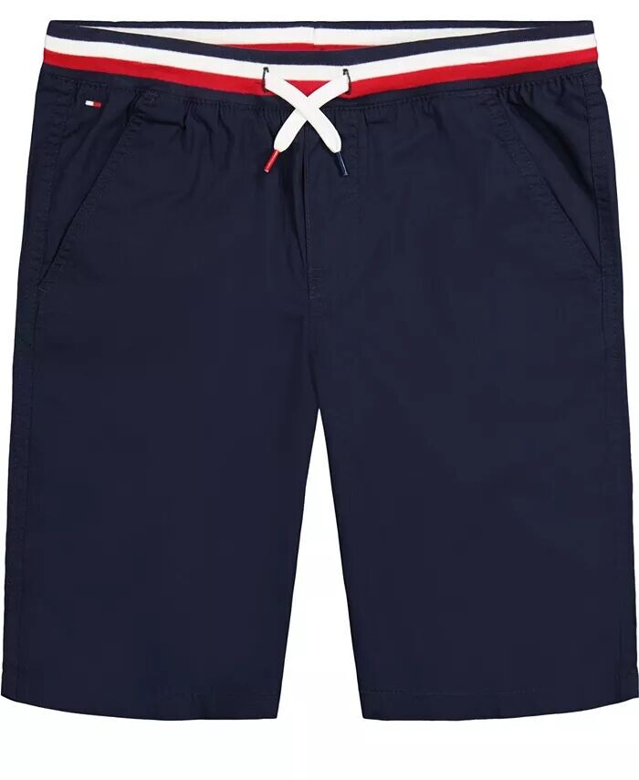 

Вязаные шорты с кулиской на поясе для больших мальчиков Tommy Hilfiger, синий