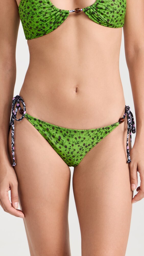 

Низ бикини GANNI Recycled Printed Beads String