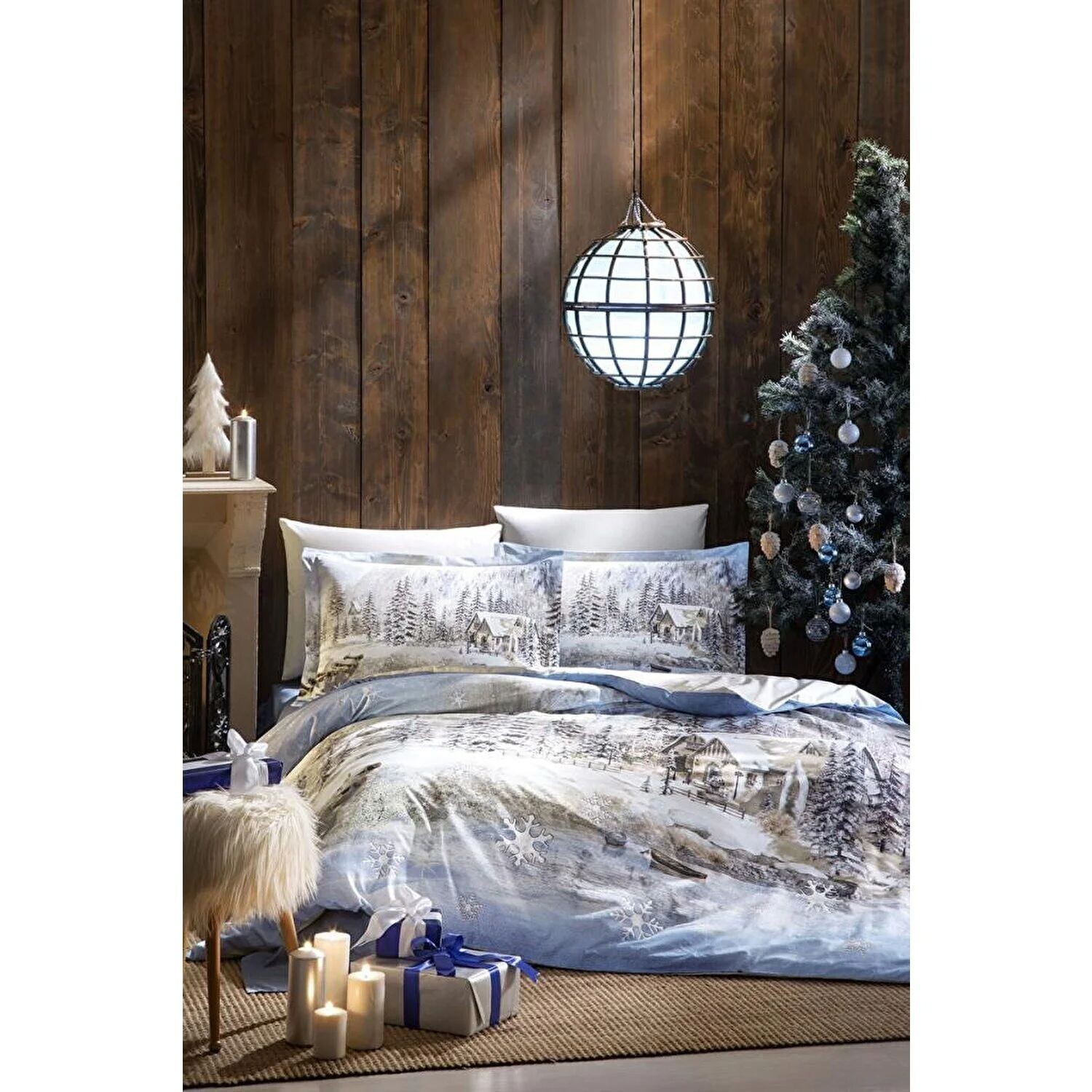 

Özdilek Snow City Комплект постельного белья, двойной, зеленый