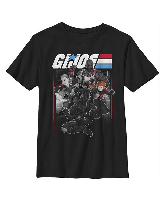 

Детская футболка GI Joe Fight Mode Joes для мальчиков Hasbro, черный