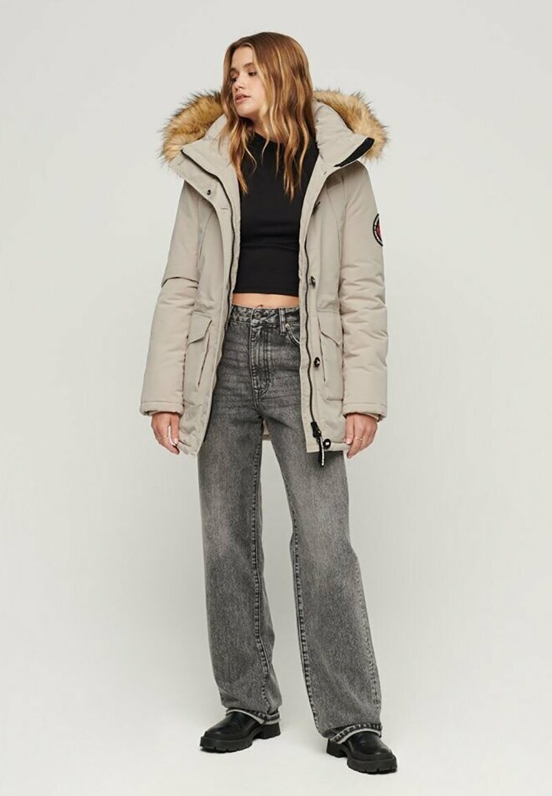 

Парка Superdry EVEREST HOODED, жаворонок серый
