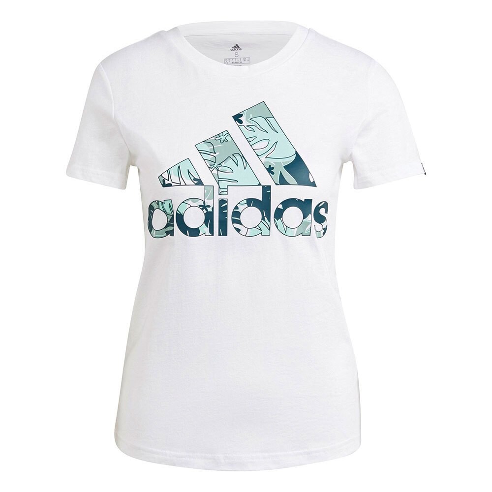

Футболка adidas Sportswear Tropical Graphic, белый