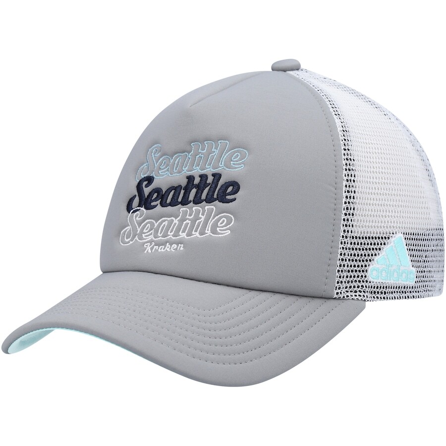 

Бейсболка adidas Seattle Kraken, серый