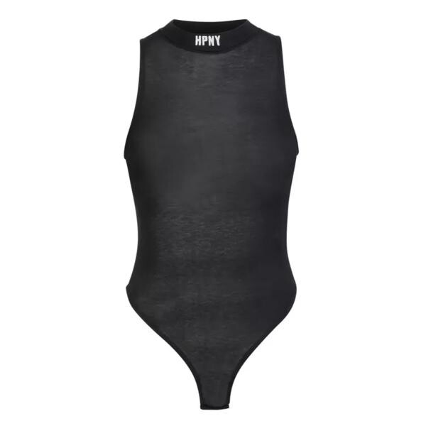 

Футболка semi-transparent bodysuit Heron Preston, черный