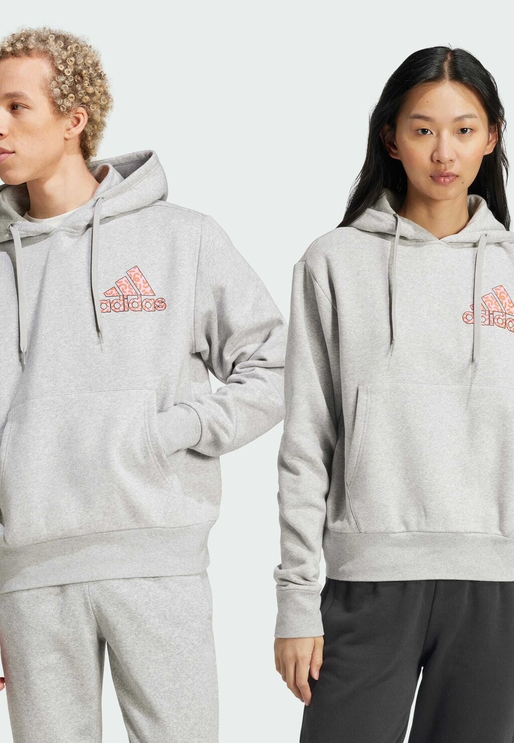 

Худи Berlin Bear adidas Sportswear, серый