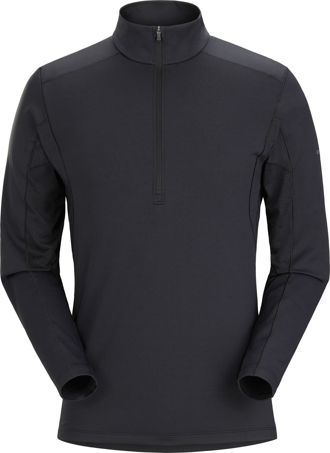 

Базовый слой с молнией до половины длины Rho Hybrid — мужской Arc'teryx, черный