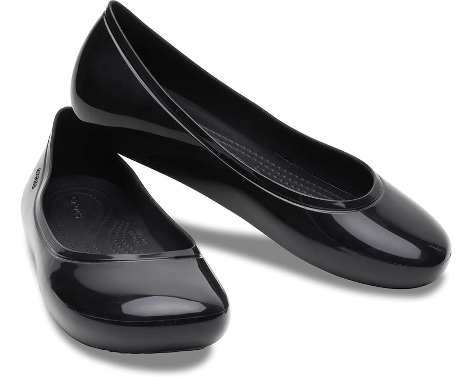 

Туфли на плоской подошве Crocs Brooklyn Flat, черный