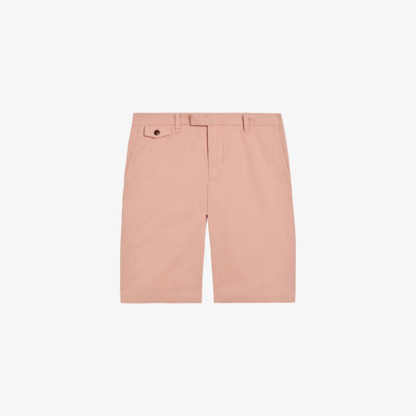 

Шорты чинос Ashfrd стандартного кроя из эластичного хлопка Ted Baker, розовый