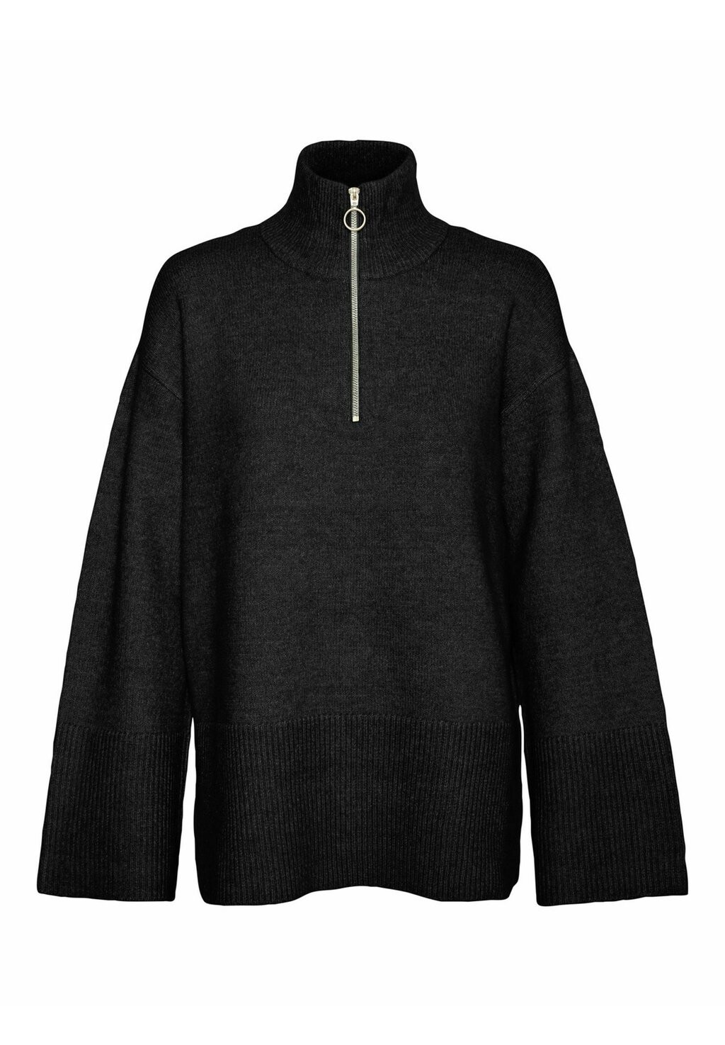 

Свитшот Vero Moda VMPHILINE LS HIGHNECK ZIP LONG GA, черный