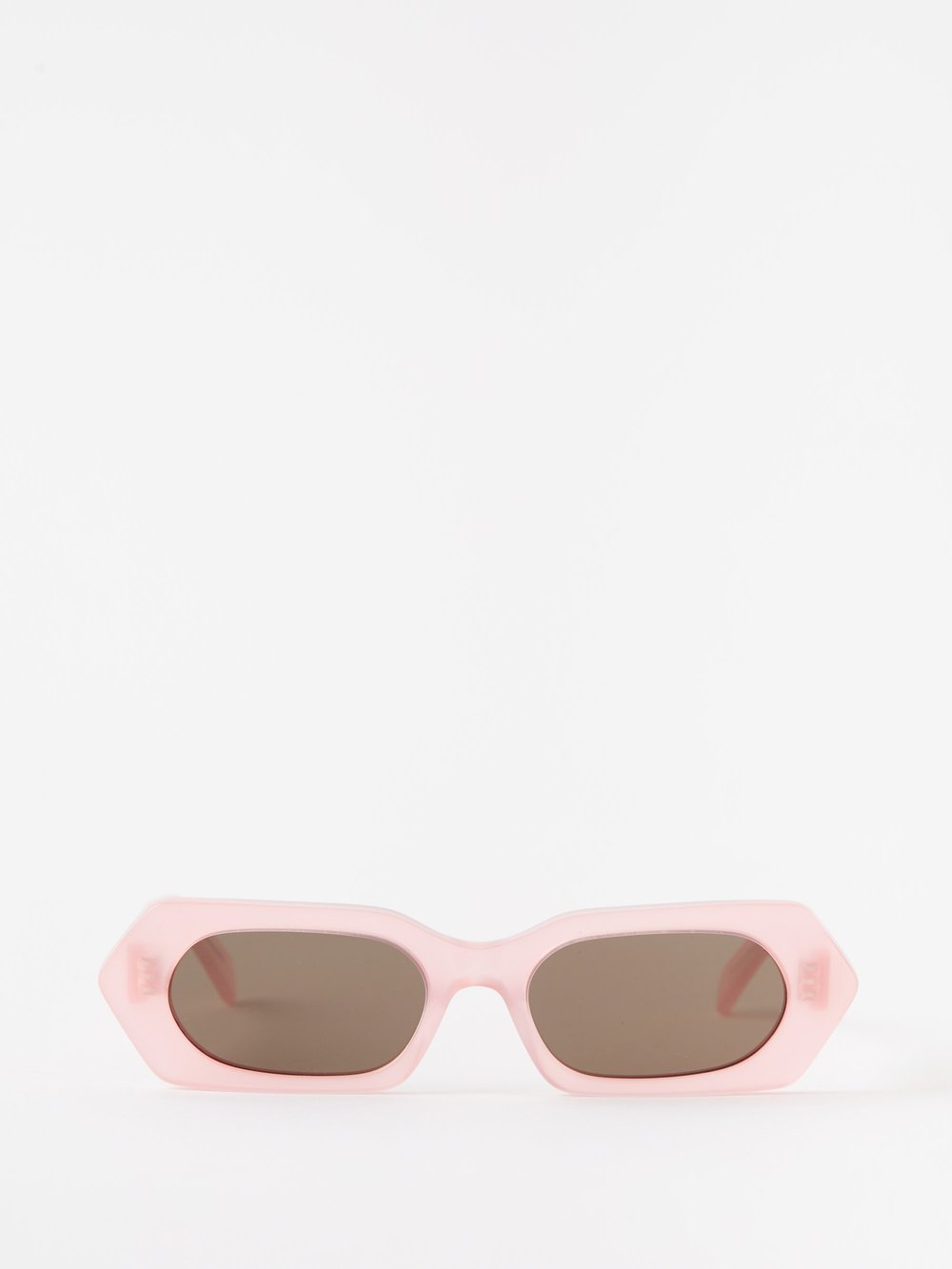Шестиугольные солнцезащитные очки из ацетата Celine Eyewear, розовый
