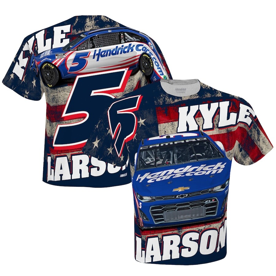 

Футболка с коротким рукавом Hendrick Motorsports Team Collection Kyle Larson, белый