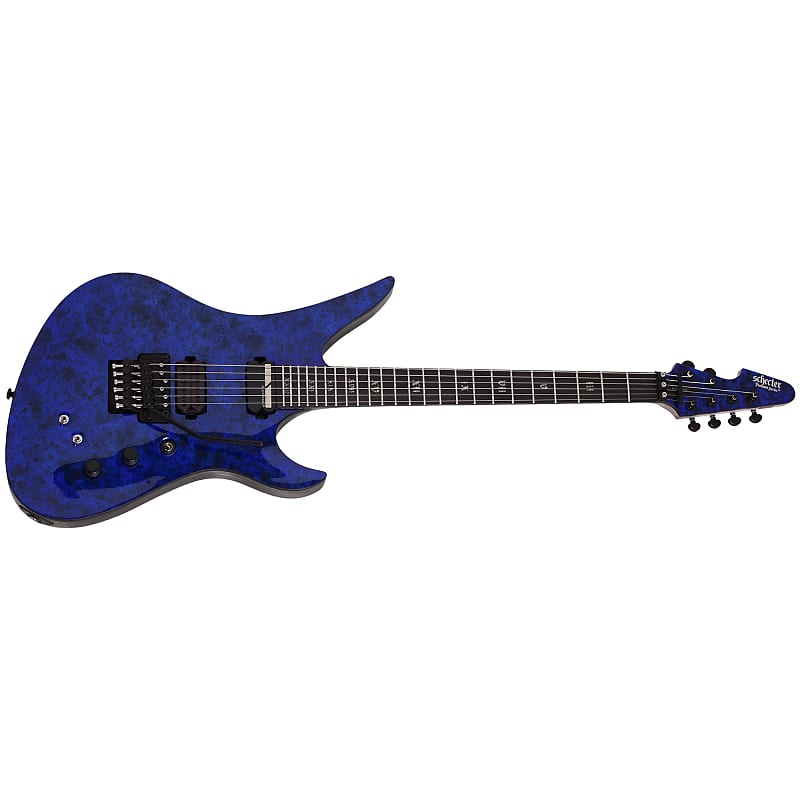 цена Электрогитара Schecter Avenger FR S Apocalypse Blue Reign Electric Guitar Sustainiac + FREE GIG BAG - BRAND NEW