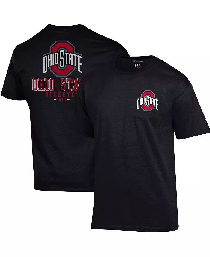 

Мужская черная футболка Ohio State Buckeyes Team Stack 2-Hit Champion, черный