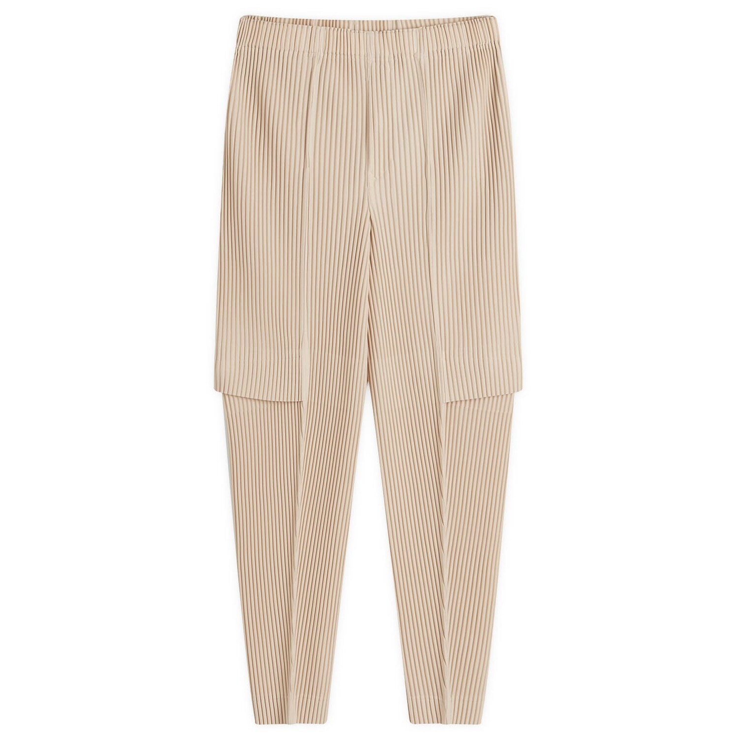 

Брюки Homme Plissé Issey Miyake Pleated Cargos, цвет Shell Beige