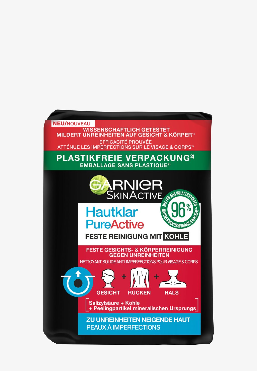 Очищение лица SKIN CLEAR PUREACTIVE SOLID CLEANSING Garnier