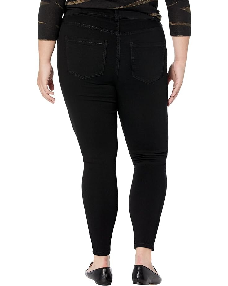 

Джинсы Liverpool Los Angeles Plus Size Abby High-Rise Ankle Skinny Jeans 28" in Black Rinse, цвет Black Rinse