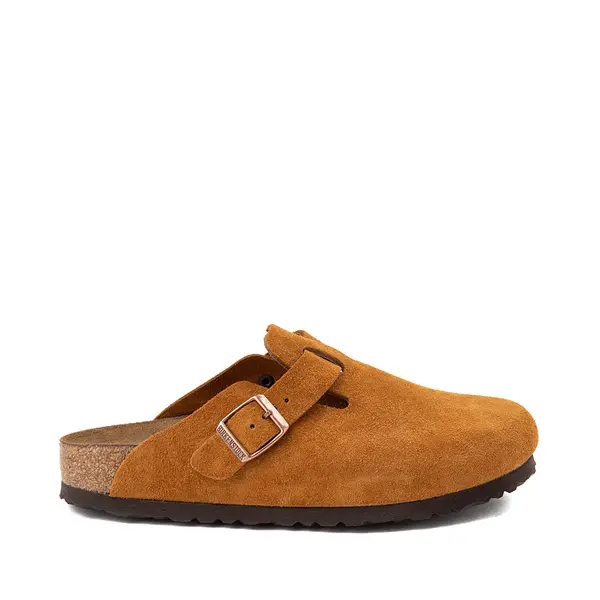 

Женские сабо Birkenstock Boston с мягкой стелькой, цвет Chestnut