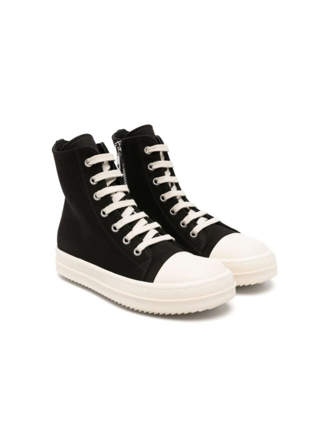 

Rick Owens Kids высокие кеды, черный