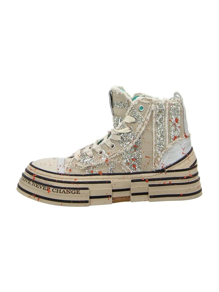 

Высокие кроссовки Rebecca White High, бежевый
