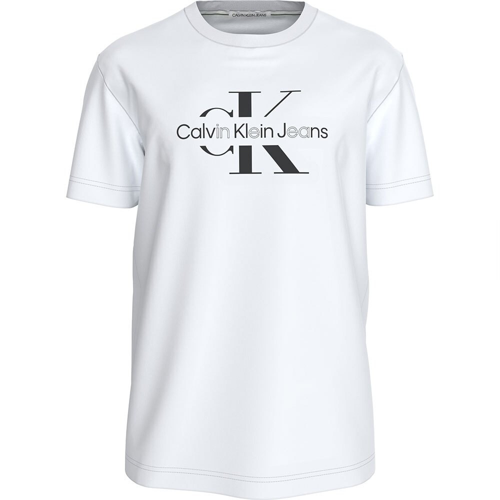 

Футболка с коротким рукавом Calvin Klein Jeans Disrupted Outline Monologo, белый