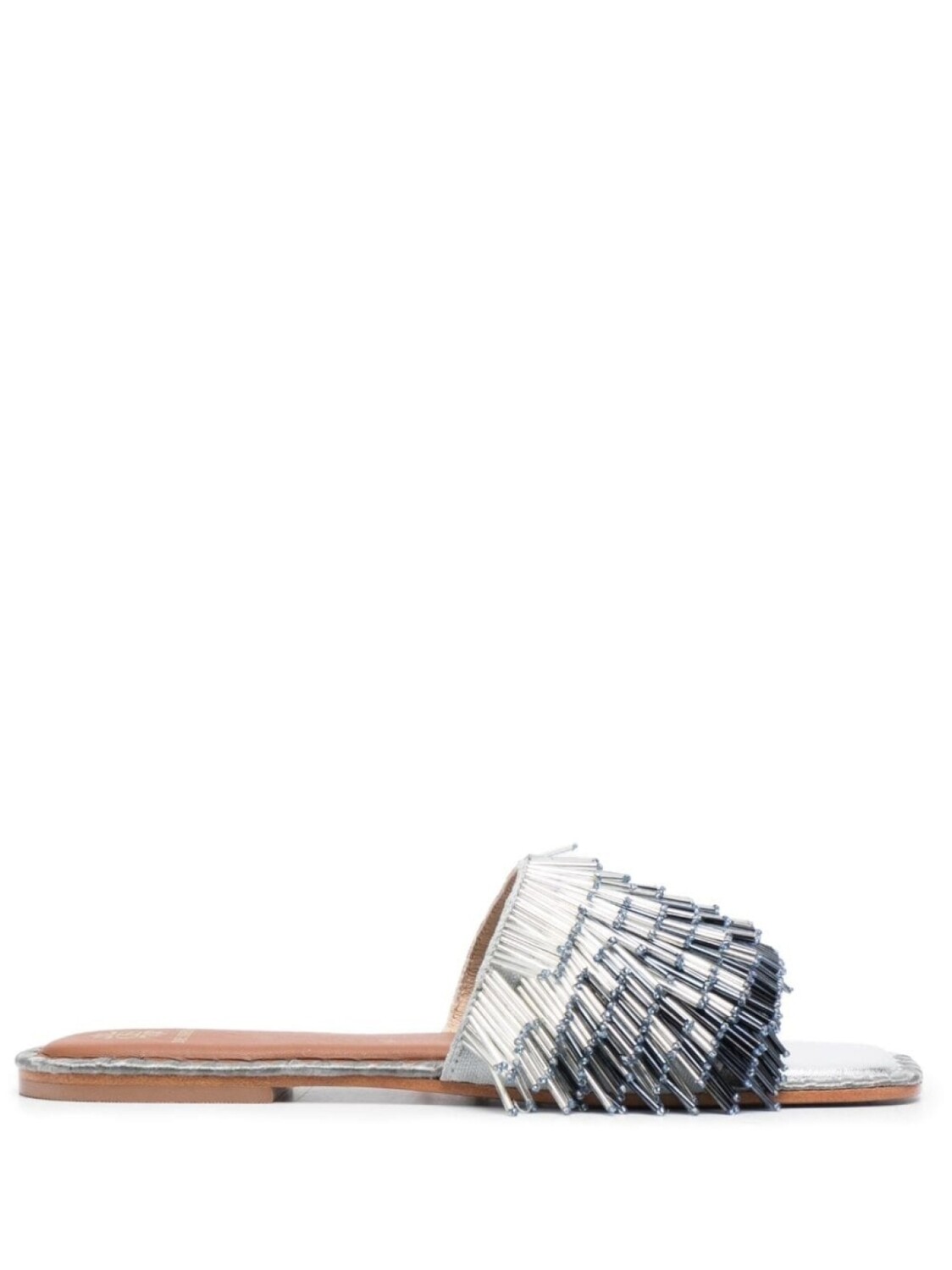 

De Siena Shoes декорированные сандалии, серебристый