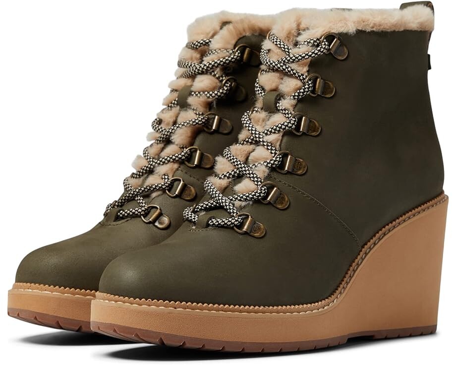 

Ботинки TOMS Melrose, цвет Water Resistant Tarmac Olive Oiled Nubuck