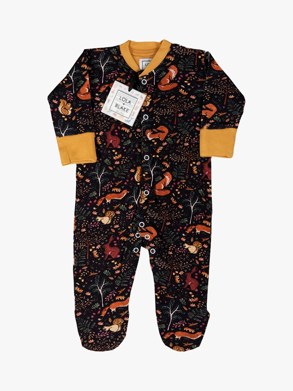 

Комбинезон для сна Lola + Blake Baby Woodland, коричневый