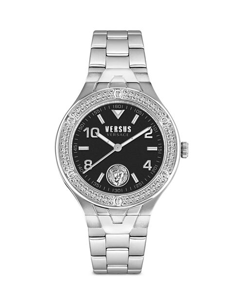 Часы Vittoria с кристаллами, 38 мм Versus Versace, цвет Black
