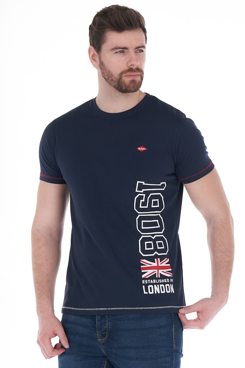 

Футболка с принтом Lee Cooper, синий