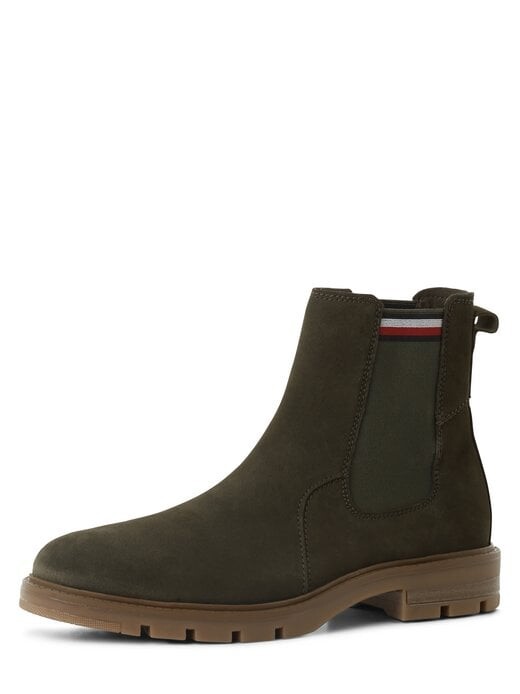 

Кожаные ботинки Tommy Hilfiger, зеленый