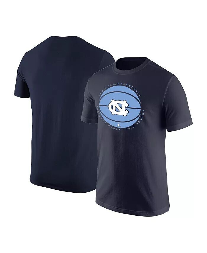 

Мужская темно-синяя футболка с логотипом North Carolina Tar Heels Basketball Jordan, синий