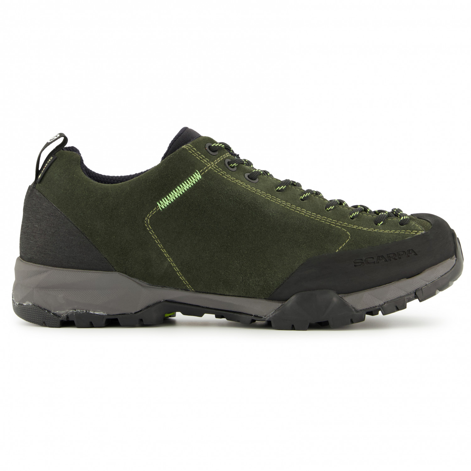 Мультиспортивная обувь Scarpa Mojito Trail GTX Suede, цвет Thyme Green/Lime