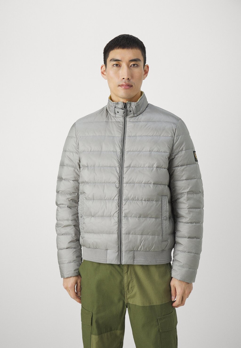 

Пуховик CIRCUIT JACKET Belstaff, цвет cloud grey/yellow oxide